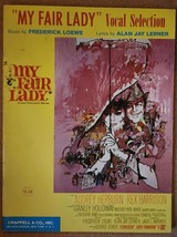 My Fair Lady Vocal Selection Sheet Music Piano Guitar 1956 Lerner Loewe - £6.82 GBP