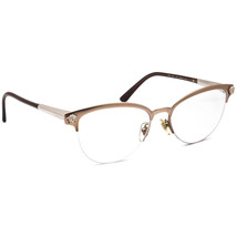 Versace Eyeglasses MOD. 1235 1375 Copper/Brown Half Rim Frame Italy 53[]17 140 - £138.99 GBP