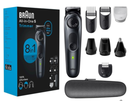 Open Box - Braun All-in-One Style Kit Series 5 5471, 8-in-1 Trimmer for Men - $45.54
