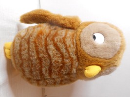 King Plush Soft Cuddly Toys Brown Golden Yellow Goofy Eyes Owl Plush 11 ... - $13.99
