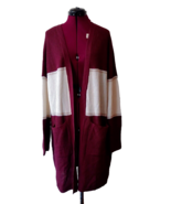 Sanctuary Cardigan Multicolor Women Color Block Open Front Size Large Po... - $69.31