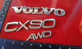 Volvo XC90 Awd Emblem Letters Rear Badge 03-12 Chrome Oem 04 05 06 07 08 09 10 - $9.44