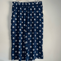 Terra &amp; Sky Women’s Plus Wide Leg Navy Blue Geo Print Cropped Pant 1X 16... - £12.12 GBP