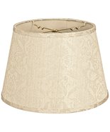 Royal Designs, Inc. HB-603-12OW Shallow Drum Hardback Lamp Shade, 8 x 12... - $41.53+