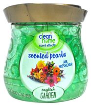 Clean Home Air Freshener Scented Pearls English Garden - $2.95