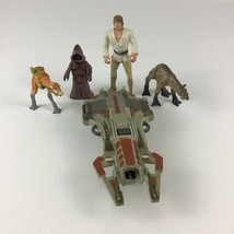 Star Wars Power Of The Force Desert Skiff Jawa Skywalker 5pc Lot Vintage 1996 - £20.08 GBP