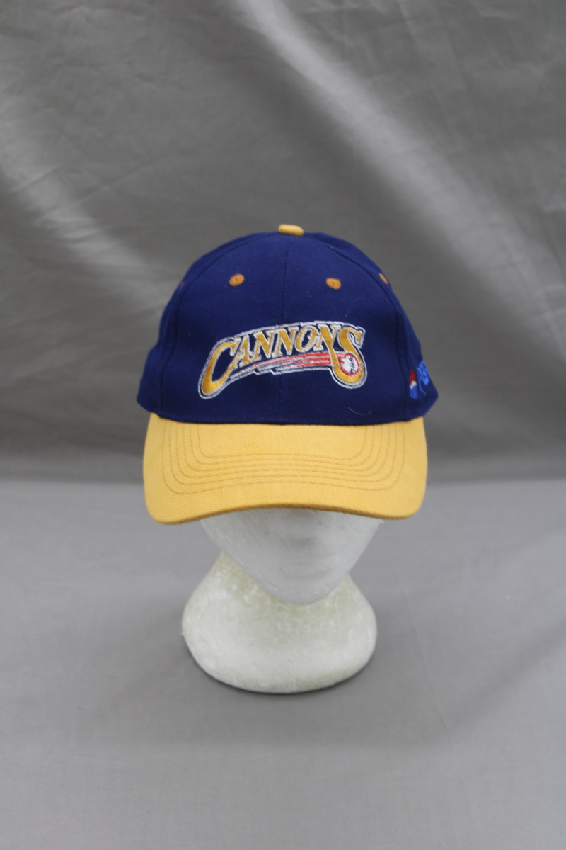 Calgary Cannons Hat (VTG) - In Game Promo Final Logo - Adult Gripback ...