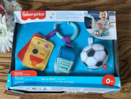 Fisher-Price Kicks Baby Gift Set Soccer Rattle Teether Crinkle Toy 0+ (s... - $11.26