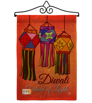 Festival Of Lights Burlap - Impressions Decorative Metal Wall Hanger Gar... - $33.97