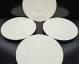 4 Wedgwood Wellesley Dessert Pie Plates Set Vintage Fruit Emboss England... - $59.07