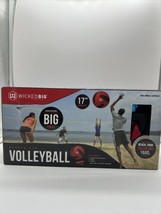 Wicked Big Sports 17 &quot; Volleyball With Pump Backyard Beach Family Games - £8.68 GBP