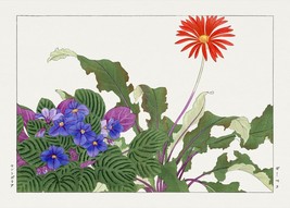 11998.Decor Poster.Room wall.Home floral Oriental design art.Japanese flowers - £13.40 GBP+