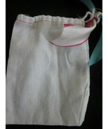 Unbranded Linen Draw String Drawstring Cream Color Reusable Jewelry Dust... - £4.68 GBP