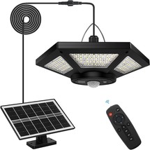 Solar Shed Light Solar Pendant Light Indoor Outdoor Work in Daytime with Remote  - £56.92 GBP