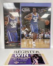 Los Angeles Lakers Lot of (3) Posters &amp; Banners - Kobe Bryant &amp; Magic Johnson - £11.98 GBP