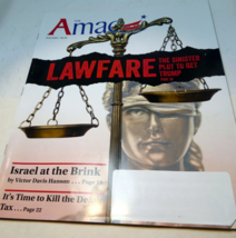 The AMAC Magazine Lawfare Sinister Plot to get Donald Trump 2024 - $10.22