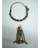 Lot Vintage Islamic Yemenite Low Silver Jewelry Necklace &amp; Pendant 8.5 t... - $995.61 MXN