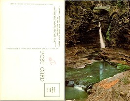 New York(NY) Watkins Glen Watkins Glen State Park Waterfall Vintage Postcard - £7.39 GBP