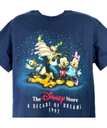 Disney Store Vtg Decade of Dreams Anniversary L T-Shirt size Large Mens ... - $46.28