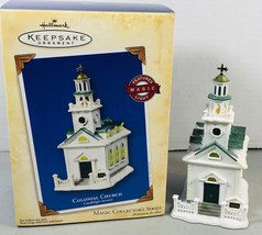 Hallmark Keepsake Colonial Church Candlelight Services 2004 Magic Light - £7.47 GBP