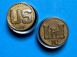 CIRCA 1926-1937, U.S. AND HQ, ENGINEERS, COLLAR DISKS TYPE II, ENLISTED - $21.02 CAD