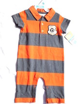 Carter&#39;s Jumpsuit Coverall One-piece Romper 6M Months Soccer Prop of Mom... - $9.93
