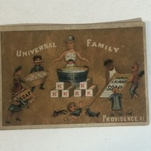 Universal Family Victorian Trade Card Providence Rhode Island VTC2 - $6.92