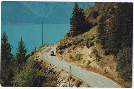 British Columbia BC Postcard Creston Nelson Highway 3 Shore Of Kootney Lake - £2.42 GBP