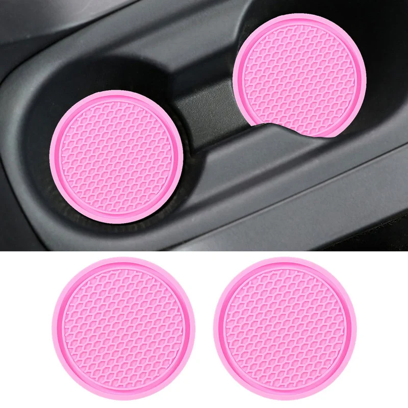 1x Universal Car Coaster Travel Car Interior Cup Holder Insert Coaster A... - $14.22