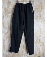 Vintage Reebok Pants Size M Black Track 1/4- Zip Sport Retro Athletic - $369.89 MXN