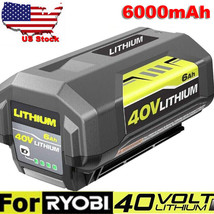 40V Volt Lithium-Ion 6.0 Ah High Capacity Battery Op40602 Op40601 New - £71.84 GBP