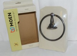 Moen DN6886ORB Sage Collection Towel Ring Oil Rubbed Bronze image 2