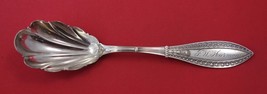 Olympic by Schulz &amp; Fischer Sterling Silver Preserve Spoon Shell 7 1/8&quot; - $127.71