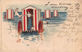 Stranded Donna Wait Per Tide To Go Fuori ~1902 Lance Thackeray Firmato Cibo - £8.43 GBP