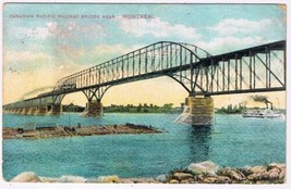 Postcard CPR Canadian Pacific Railway Bridge Near Montreal - £3.10 GBP