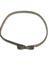 Womens Silver Tone Metal Stretch Bow Belt Vintage 23&quot; - £10.27 GBP