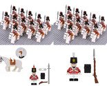 44pcs Napoleonic Wars Mounted British Fusiliers Soliders Collection Minifigures - £46.46 GBP