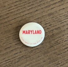 Tom Mcmillen Maryland Congress Political Pinback Button 1980s NBA Pro Sport - $9.40