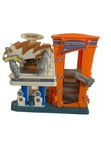 Vintage Matchbox Super Garage Playset Toy Orange &amp; White Plastic 2004 - £9.88 GBP