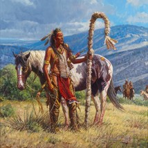 Martin Grelle Second to the Pipe Carrier Giclee on Canvas Signed Numbered - £908.67 GBP
