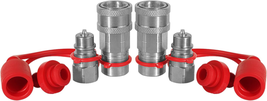 1/4&quot; Ag ISO 5675 Hydraulic Quick Connect Pioneer Style Couplers &amp; 1/4&quot; N... - $78.99