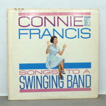 Songs to a Swinging Band Connie Francis MGM Records E3893 Vinyl Record 33 rpm - £11.55 GBP