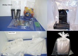 100 Clear 20 x 30 Flat Poly Bags open top Plastic Packing Uline best 1 MIL thick - £38.00 GBP