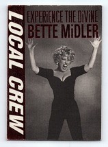 Bette Midler Experience The Divine 1990&#39;s Tour Backstage Übergeben - $29.63