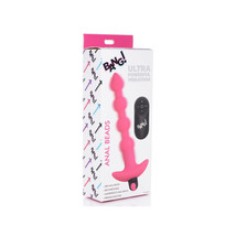 Bang! Vibrating Silicone Anal Beads &amp; Remote Control Pink - $43.93