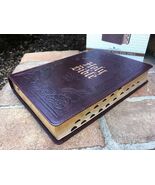 KJV Giant Print Bible | indexed | Red Letter | Dark Brown Faux Leather - $39.49