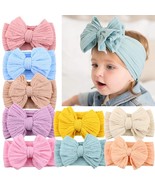 Baby Headband for Child Nylon Layers Headwear Kids Solid Cable Bow - €7,80 EUR