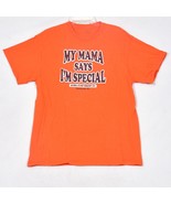 Mama Says I’m Special Bubba Gump Shrimp Co.  T-Shirt Size S Orange Charl... - €12,78 EUR