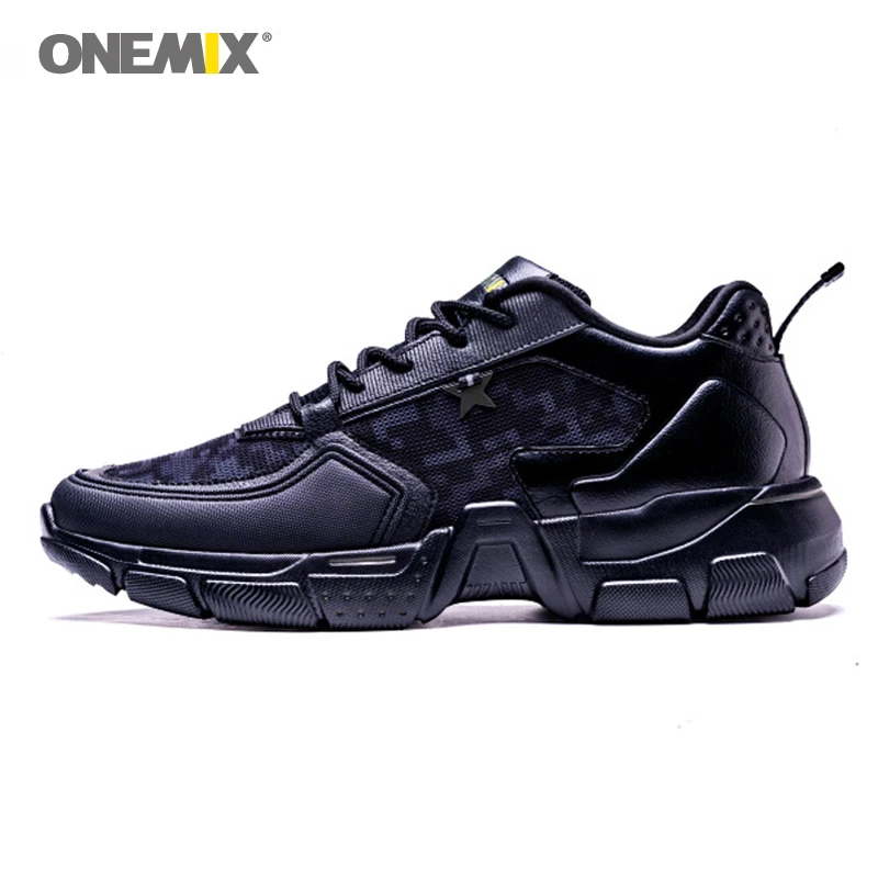 Best Sneakers ONEMIX Man Outdoor Hi shoes  Anti-skid Windproof  Shoes black trav - £82.03 GBP