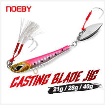 Noeby Blade Jig Lure 21g 28g 40g 60g Shore Casting Metal Jig Spoon Jiggi... - $3.23+
